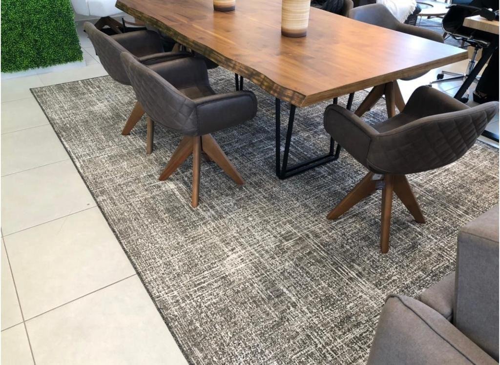 Tapete Dahab 0002 Polipropileno Chumbo - Asiatex